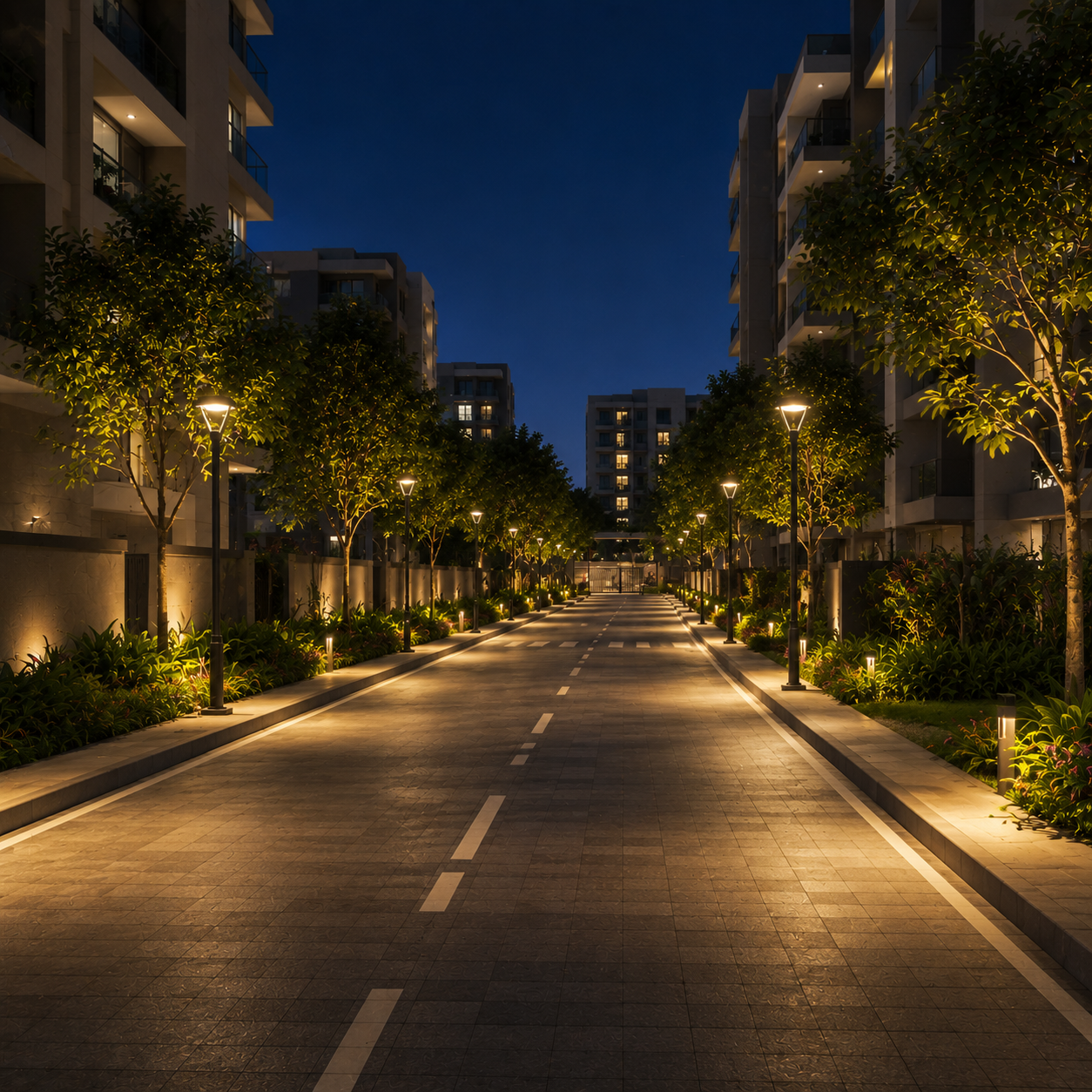 9m Internal Concrete Roads